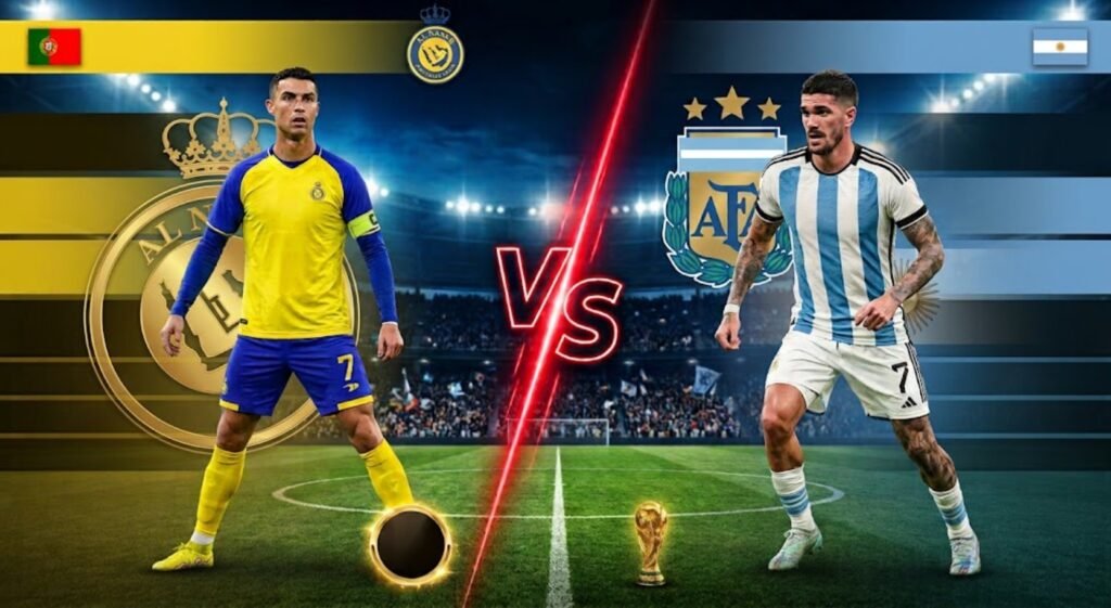 Cristiano Ronaldo vs Rodrigo de Paul