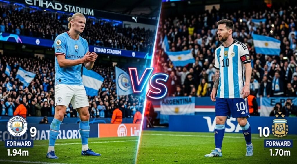 Erling Haaland vs Lionel Messi